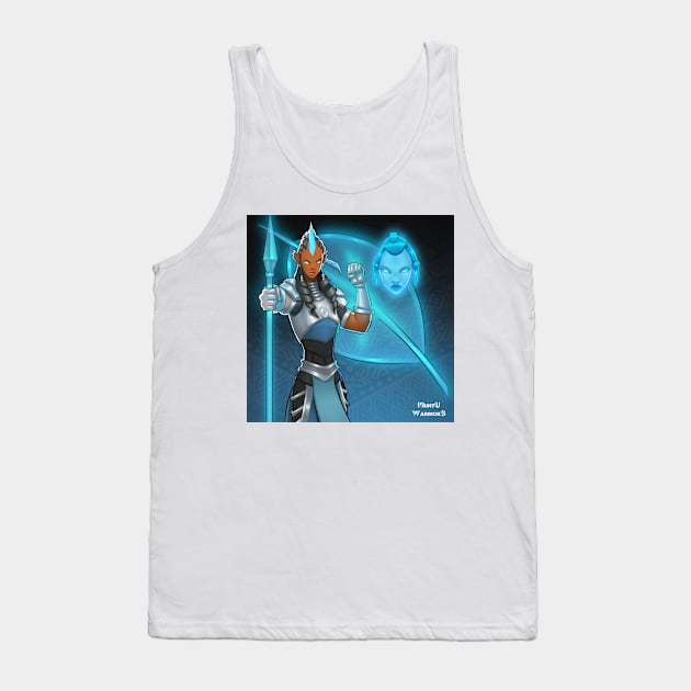 Muntu Warriors - Hydro Horn Collection Tank Top by Beckley Art